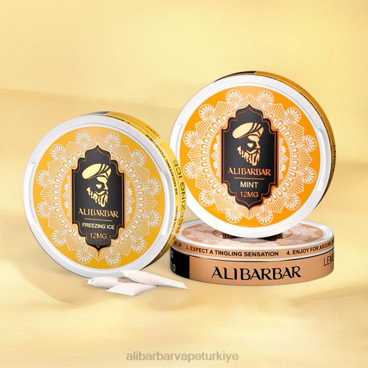 Alibarbar Flavours - Alibarbar nikotin torbalar yaban mersini ekşi ahududu 60X8080
