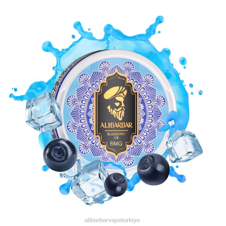 Alibarbar Flavours - Alibarbar nikotin torbalar yaban mersini ekşi ahududu 60X8080